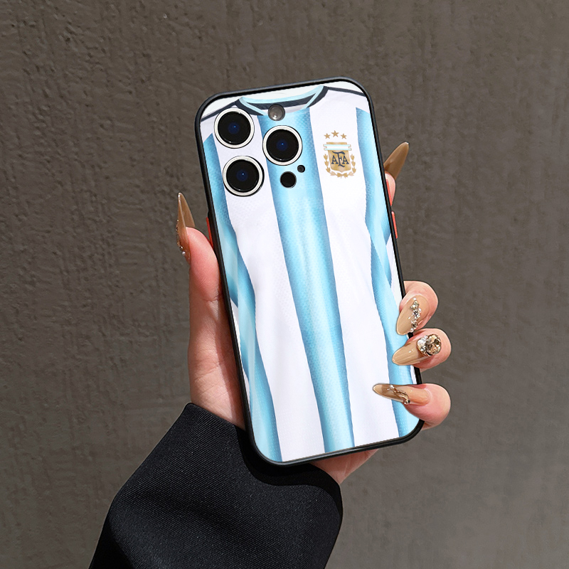 Phone Cases Jersey - เคสโทรศัพท์ลายเสื้อทีมฟุตบอลอาร์เจนตินา สำหรับ iPhone 17 Pro Max