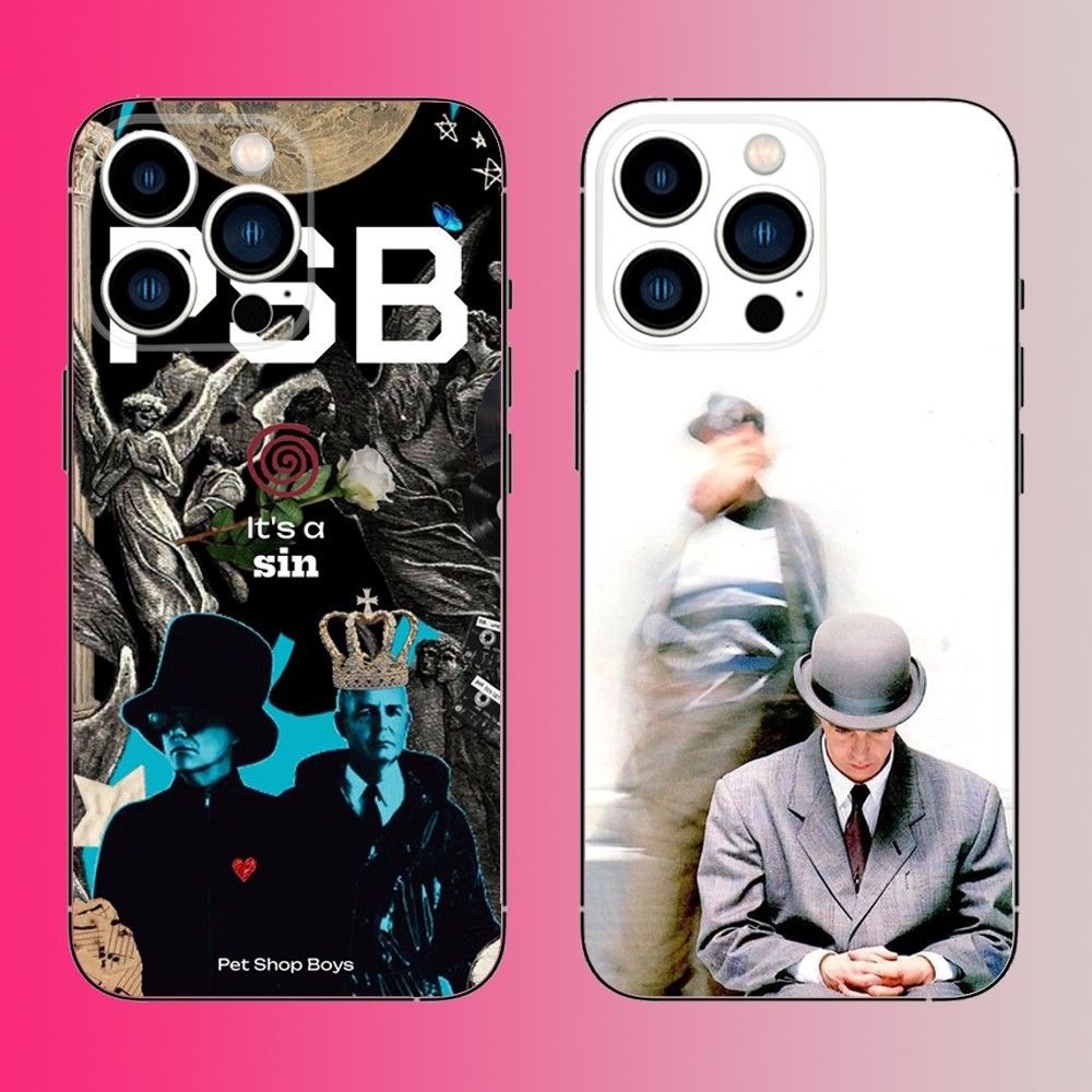 Phone Cases Xr Boys - P-Pet S-Shop Boys PSBเคสโทรศัพท์สําหรับiPhone 16,15,14,13,12,11,Pro,Max,Plus,Mini,X,XS,XR,8,7,6,S,SEนุ่มกรณีสีดํา