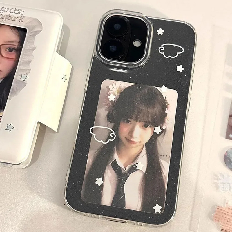 Phone Cases Y2K - เคสโทรศัพท์ลายการ์ตูนปีกนางฟ้าสีขาวน่ารักสไตล์เกาหลี สำหรับ iPhone 17 Air 16