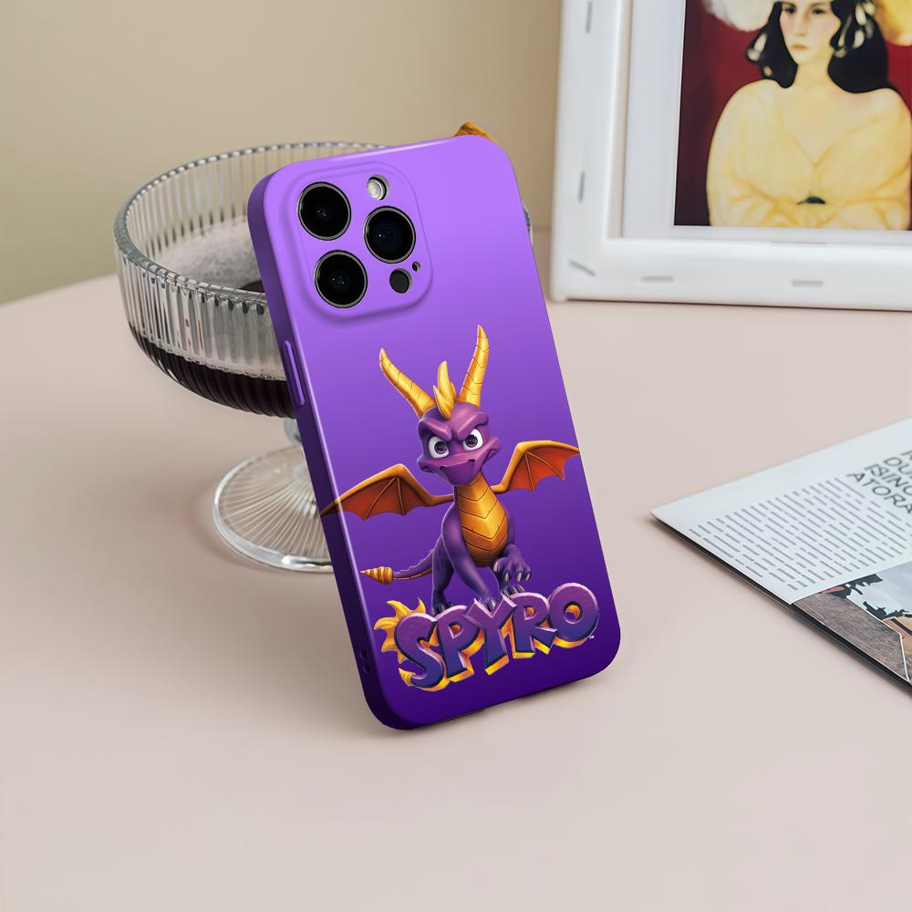 Phone Cases Bulk - เคสโทรศัพท์ลายเกม S-Spyro Series Dragon สำหรับ iPhone