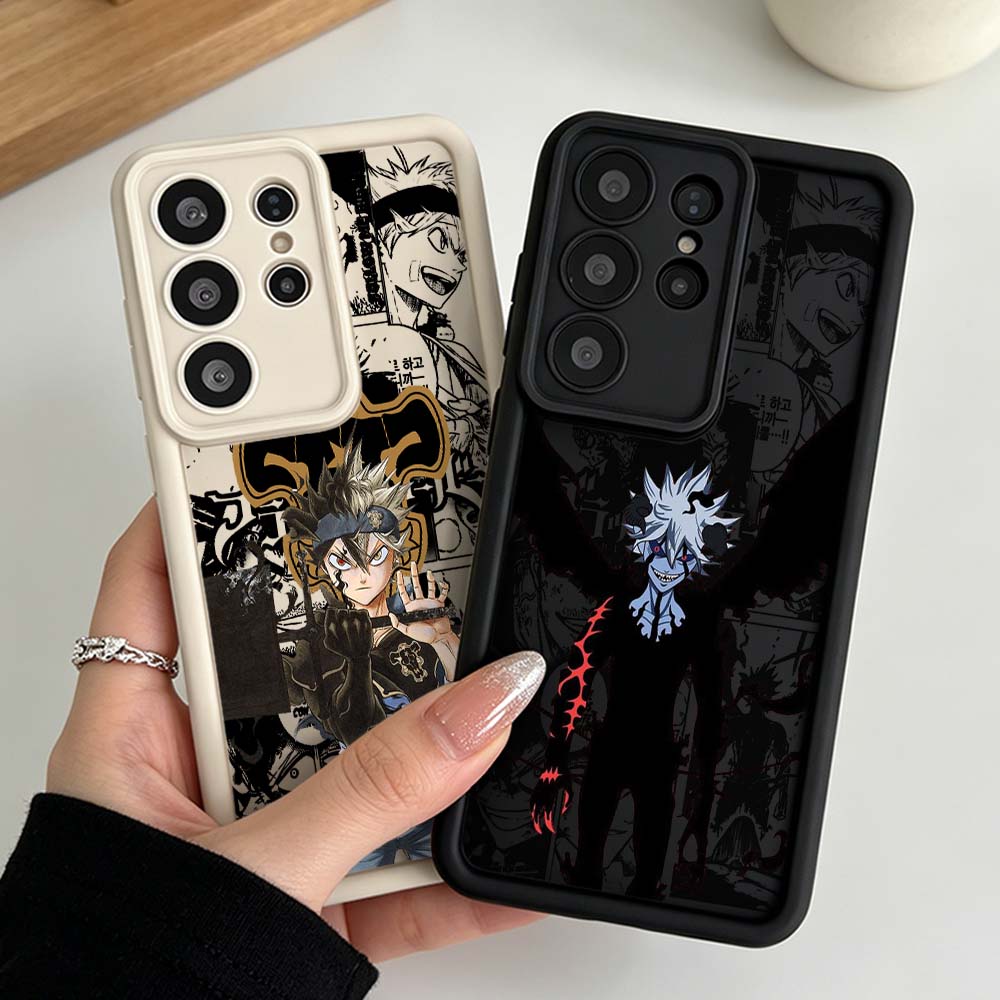 Phone Cases Galaxy S26 - เคสโทรศัพท์ลาย Black Clover สุดเท่ สำหรับ Samsung