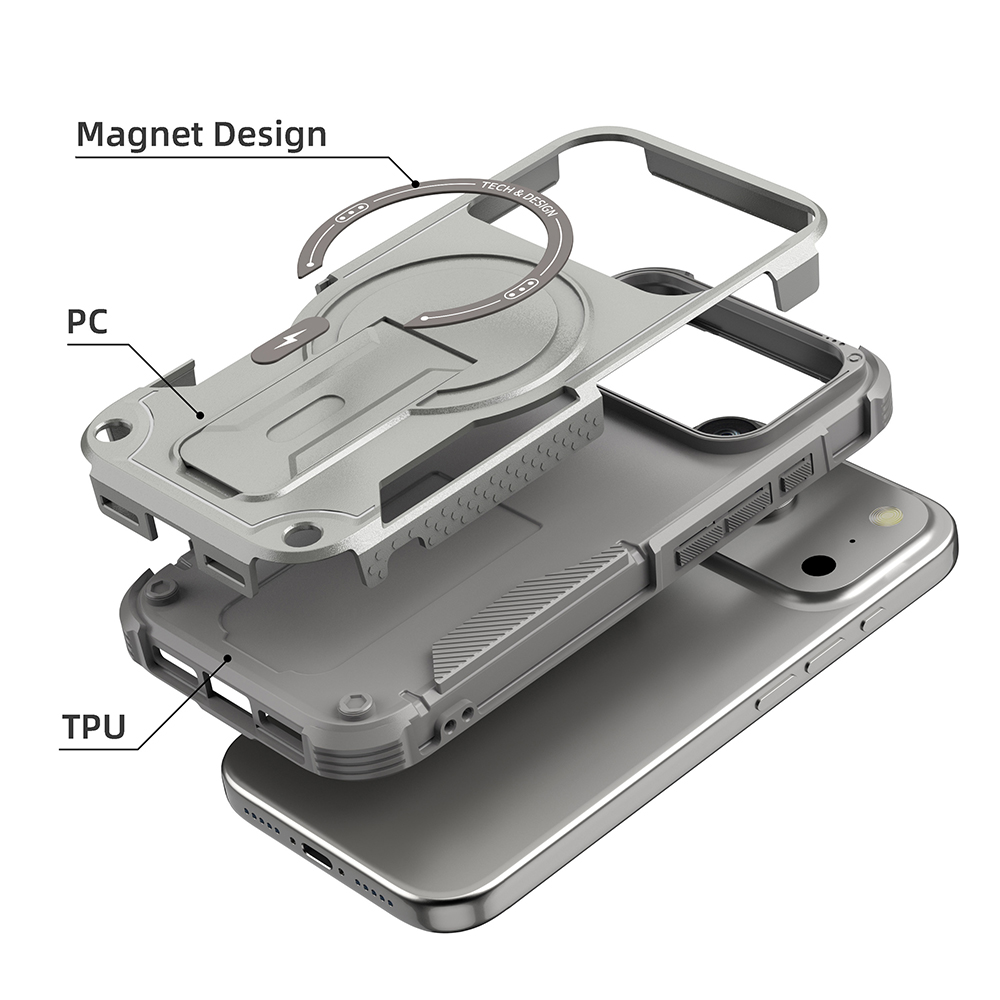 เคสแม่เหล็กกันกระแทกสำหรับ iPh - Rugged Armor Case บทวิจารณ์และราคา