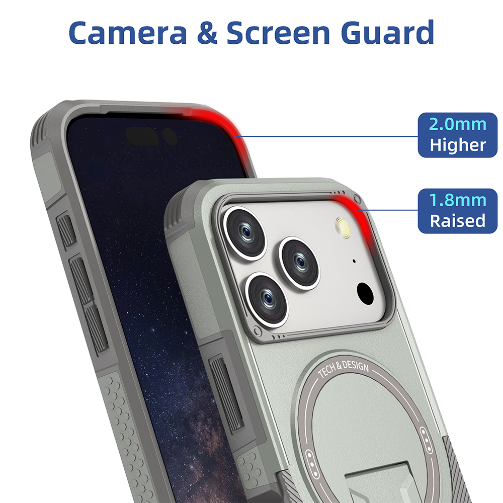 เคสแม่เหล็กกันกระแทกสำหรับ iPh - Rugged Armor Case บทวิจารณ์และราคา