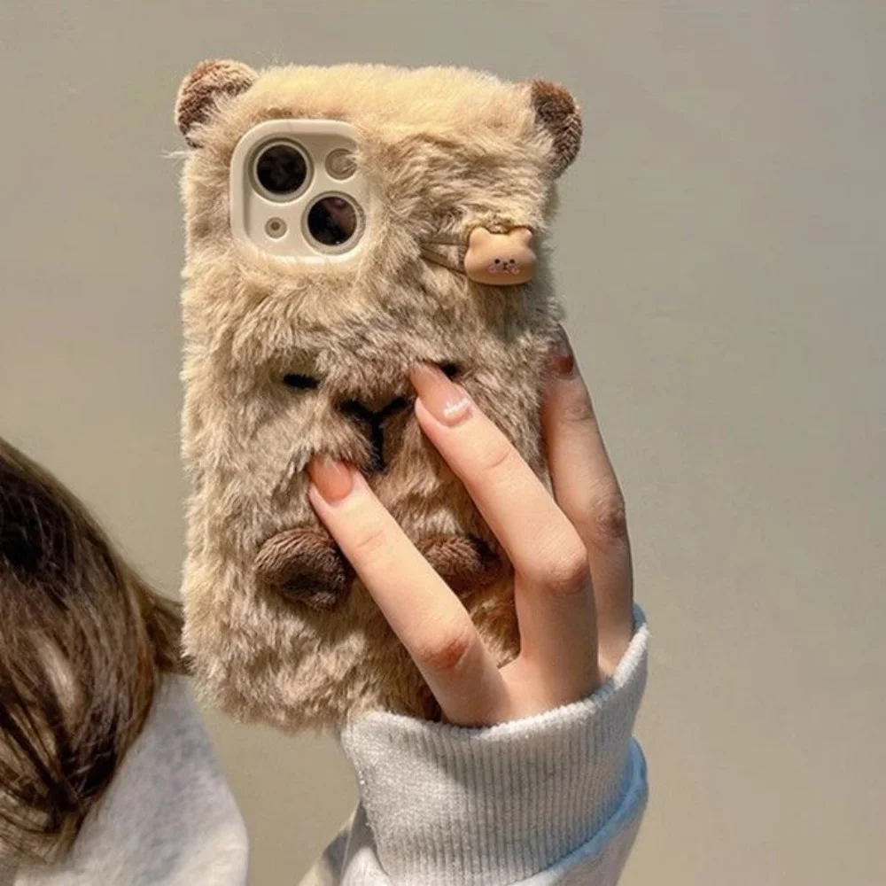 เคสโทรศัพท์ขนนุ่มหรูหราลายคาปิ - Phone Cases 13 บทวิจารณ์และราคา