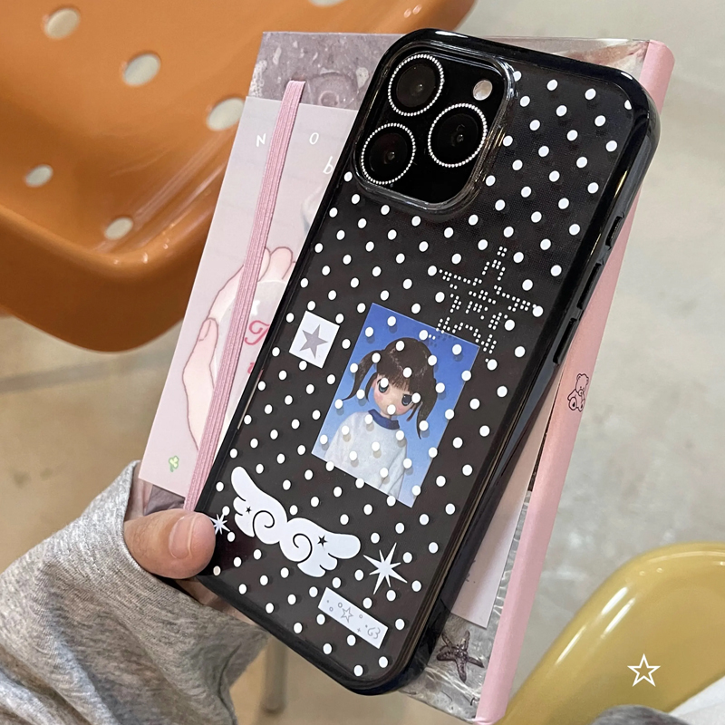 เคสโทรศัพท์ลายจุดปักดาวสไตล์สา - Phone Cases Y2K บทวิจารณ์และราคา