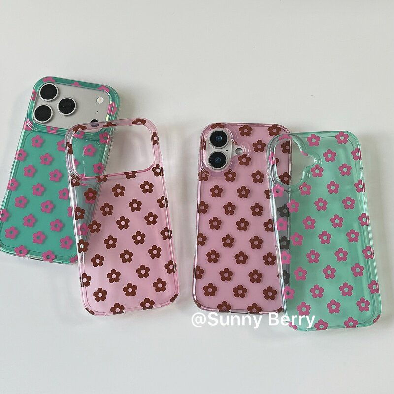 เคสโทรศัพท์ลายดอกไม้สีสันสดใสส - Phone Cases Y2K บทวิจารณ์และราคา