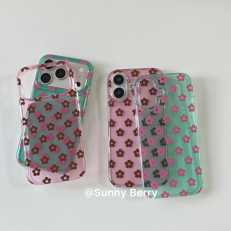 เคสโทรศัพท์ลายดอกไม้สีสันสดใสส - Phone Cases Y2K บทวิจารณ์และราคา