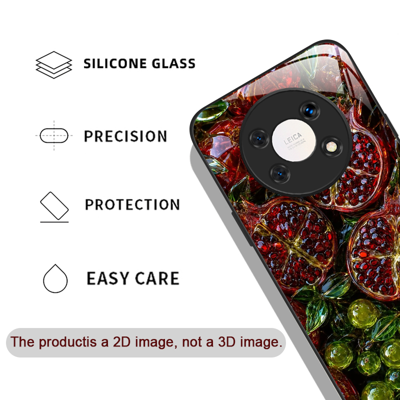 เคสโทรศัพท์กระจกนิรภัยพิมพ์ลาย - Phone Cases Honor บทวิจารณ์และราคา