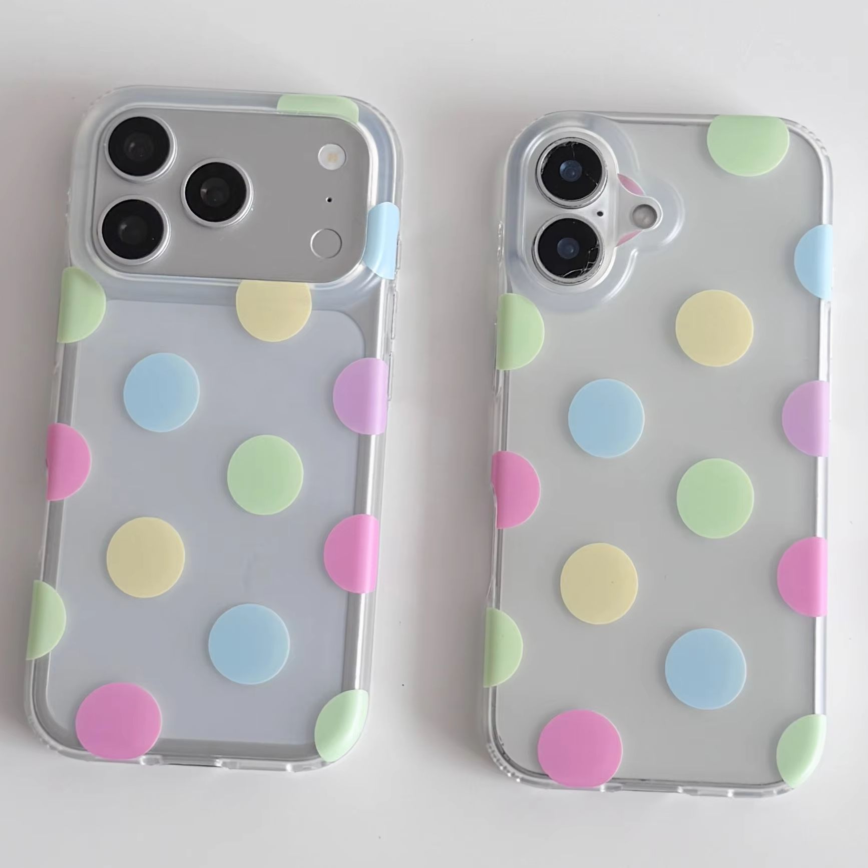 เคสโทรศัพท์ลายจุดสีสันสดใสแบบด - Phone Cases Y2K บทวิจารณ์และราคา