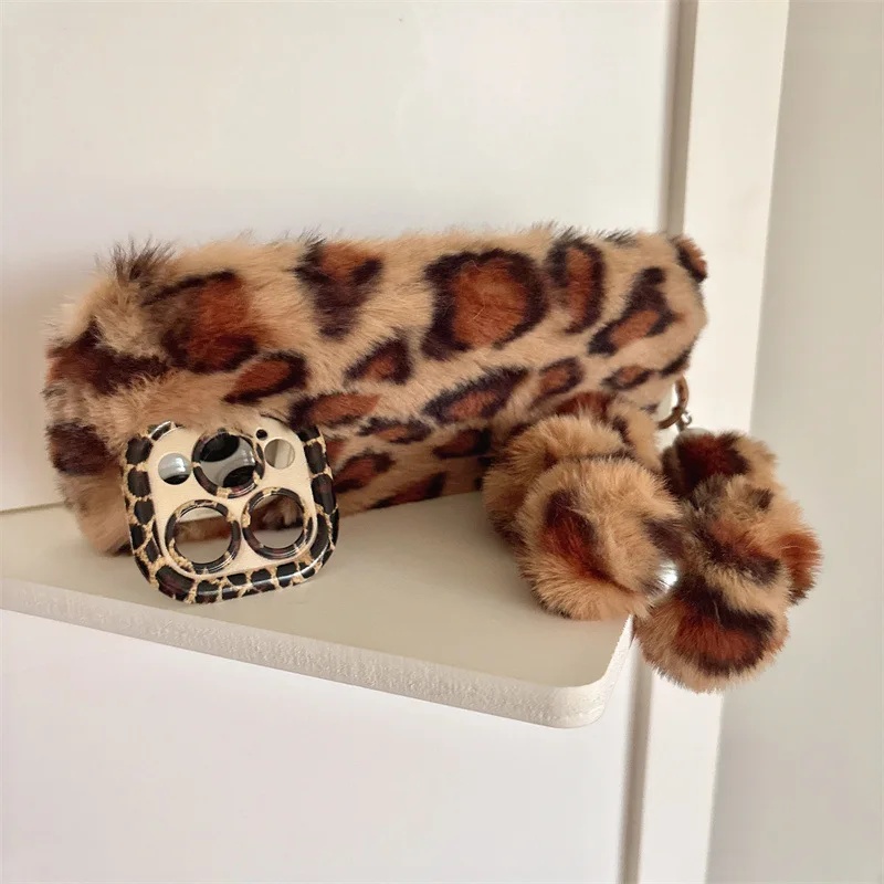 เคสโทรศัพท์ลายเสือดาวขนฟูนุ่ม  - Phone Cases 13 บทวิจารณ์และราคา