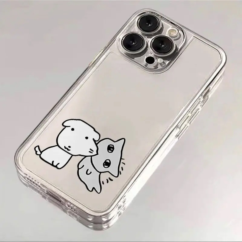 เคสโทรศัพท์ใสลายคู่รักน้องหมาแ - Phone Cases Y2K บทวิจารณ์และราคา