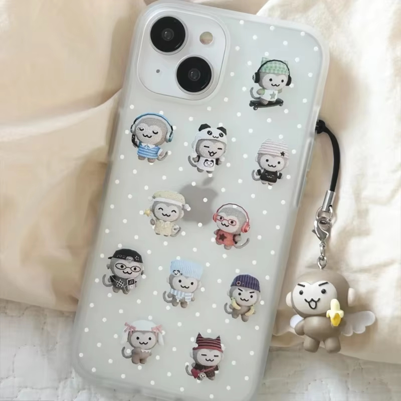 เคสโทรศัพท์ลายจุดขาวลายน้องลิง - Phone Cases 13 บทวิจารณ์และราคา