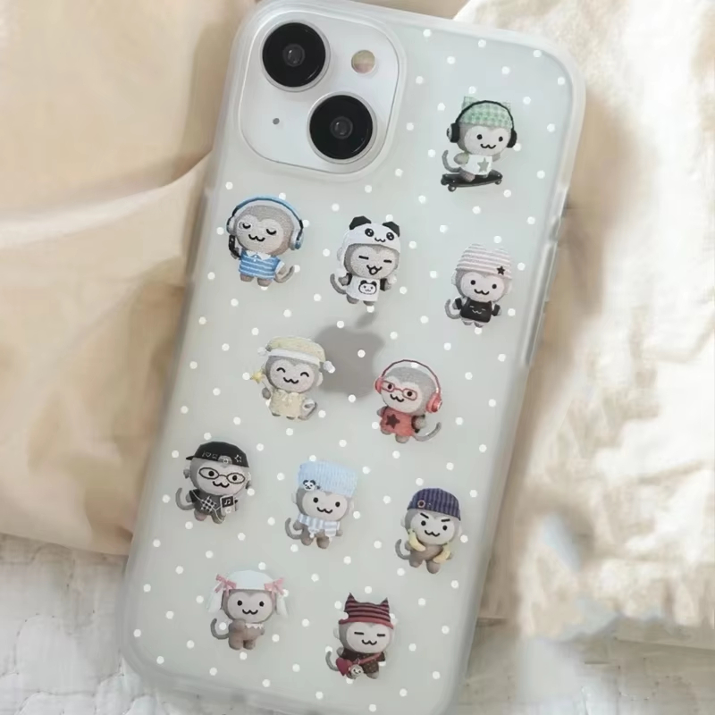 เคสโทรศัพท์ลายจุดขาวลายน้องลิง - Phone Cases 13 บทวิจารณ์และราคา