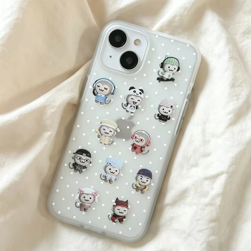 เคสโทรศัพท์ลายจุดขาวลายน้องลิง - Phone Cases 13 บทวิจารณ์และราคา