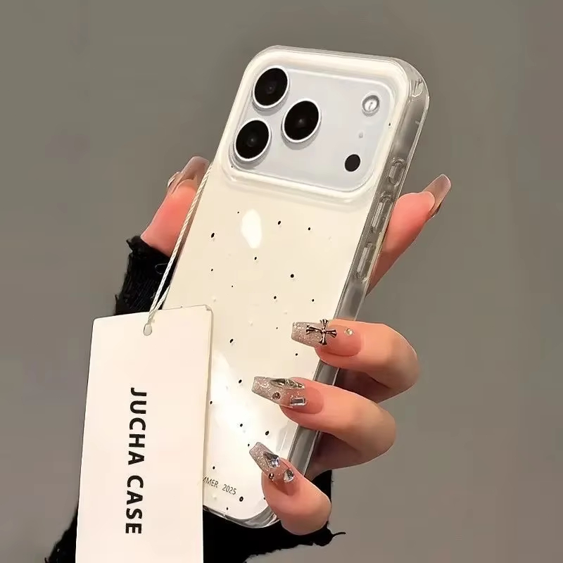 เคสโทรศัพท์ลายจุดสีขาวสไตล์เกา - Phone Cases Y2K บทวิจารณ์และราคา