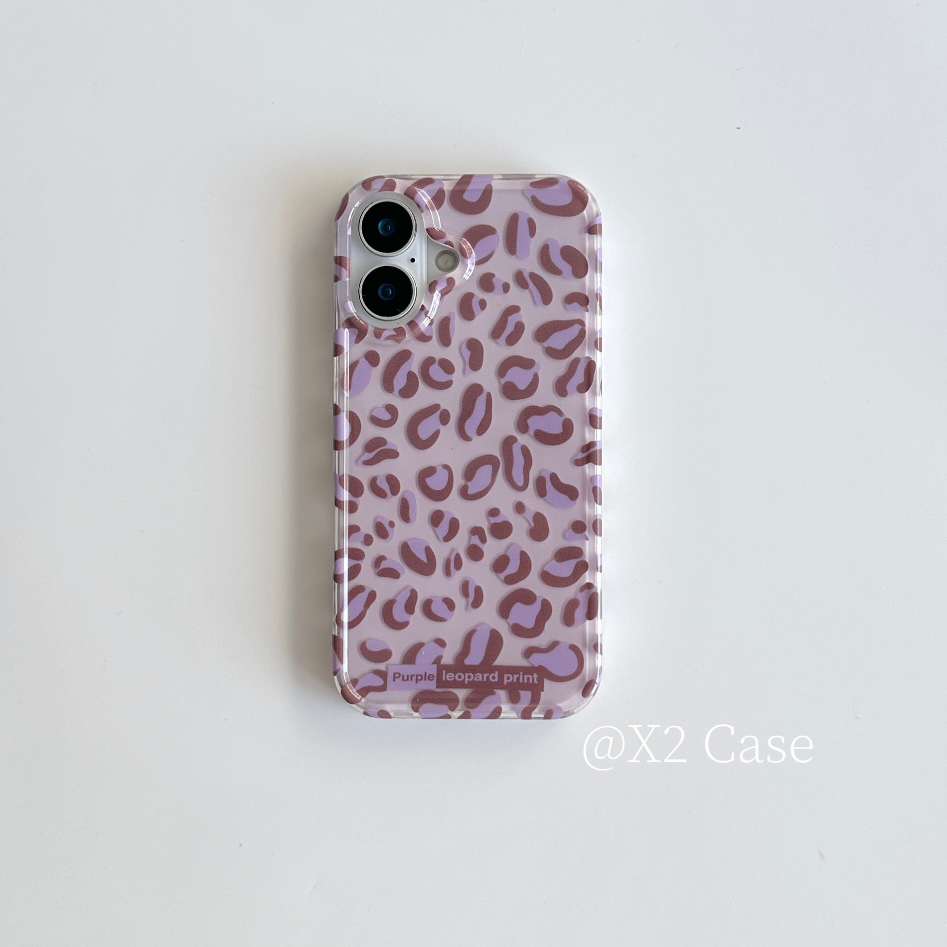 เคสโทรศัพท์ลายเสือดาวสีม่วงอ่อ - Phone Cases Y2K บทวิจารณ์และราคา
