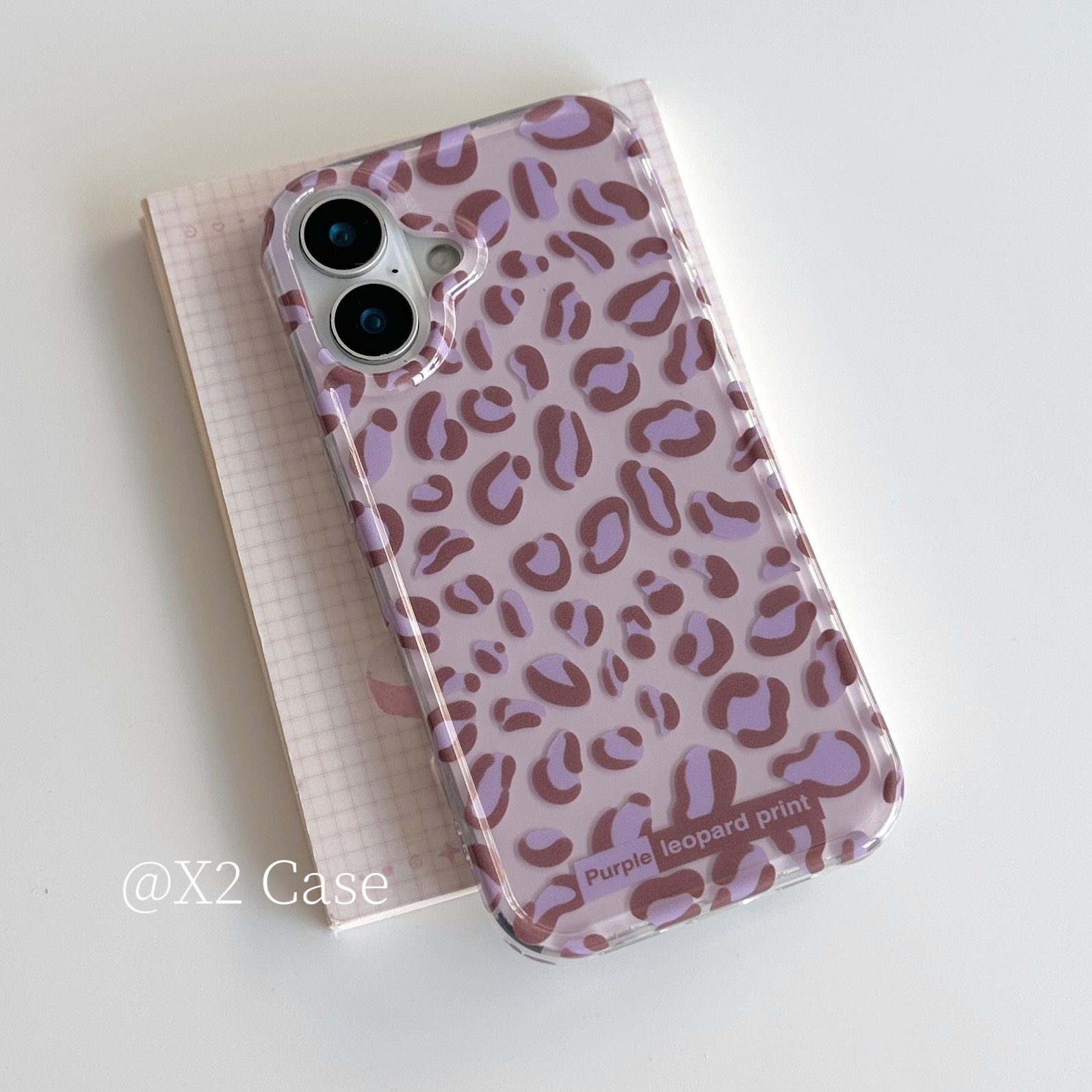เคสโทรศัพท์ลายเสือดาวสีม่วงอ่อ - Phone Cases Y2K บทวิจารณ์และราคา