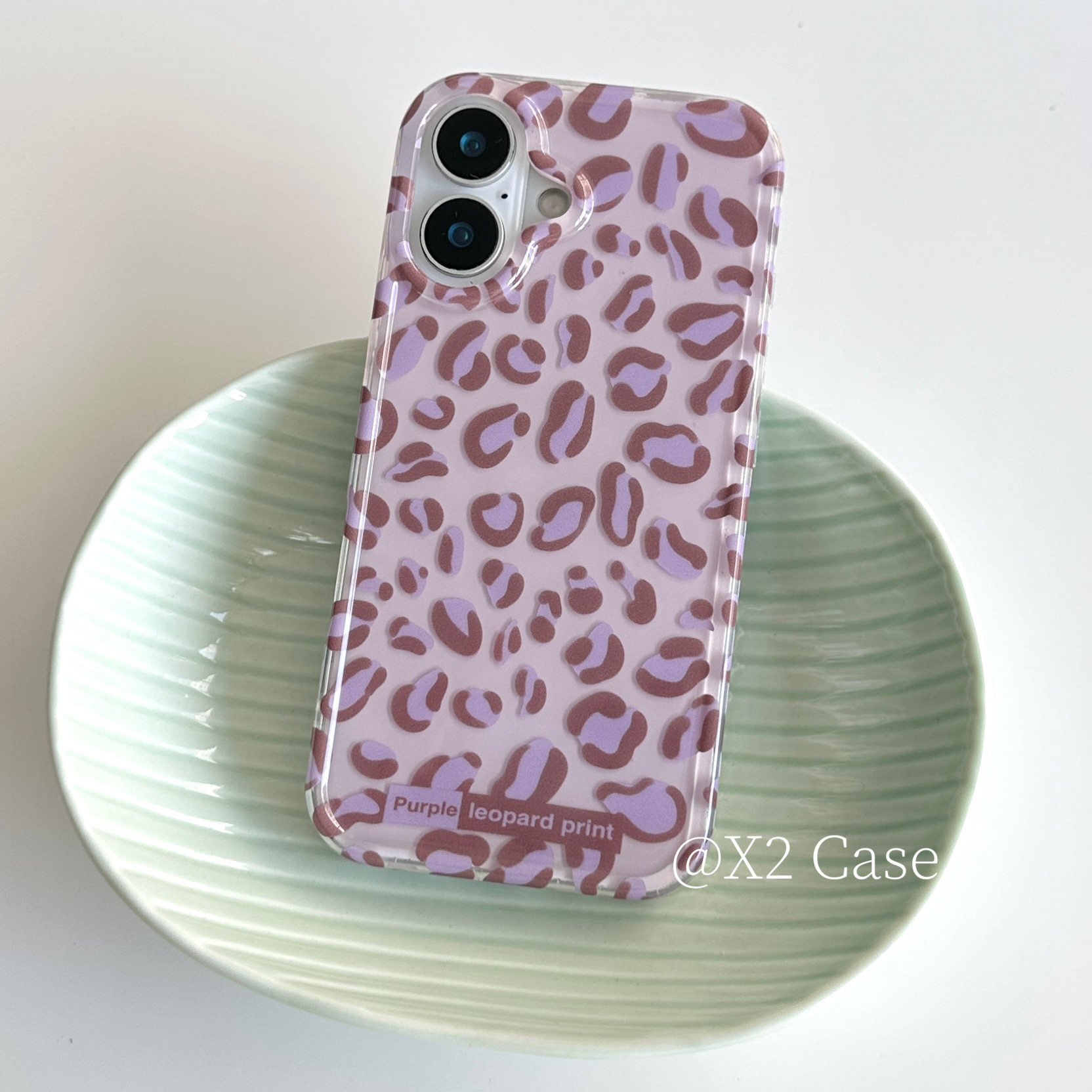 เคสโทรศัพท์ลายเสือดาวสีม่วงอ่อ - Phone Cases Y2K บทวิจารณ์และราคา